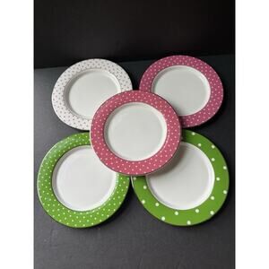 Lennox Sample Dessert Plates (5) Charcuterie Servingware Tableware Cottagecore